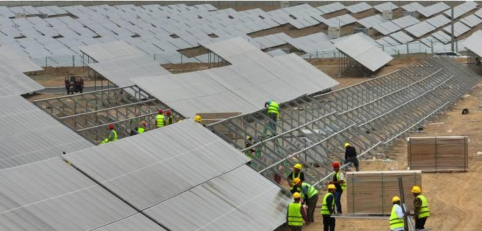 Penjanaan kuasa fotovoltaik 500000 kilowatt di Yecheng, Xinjiang